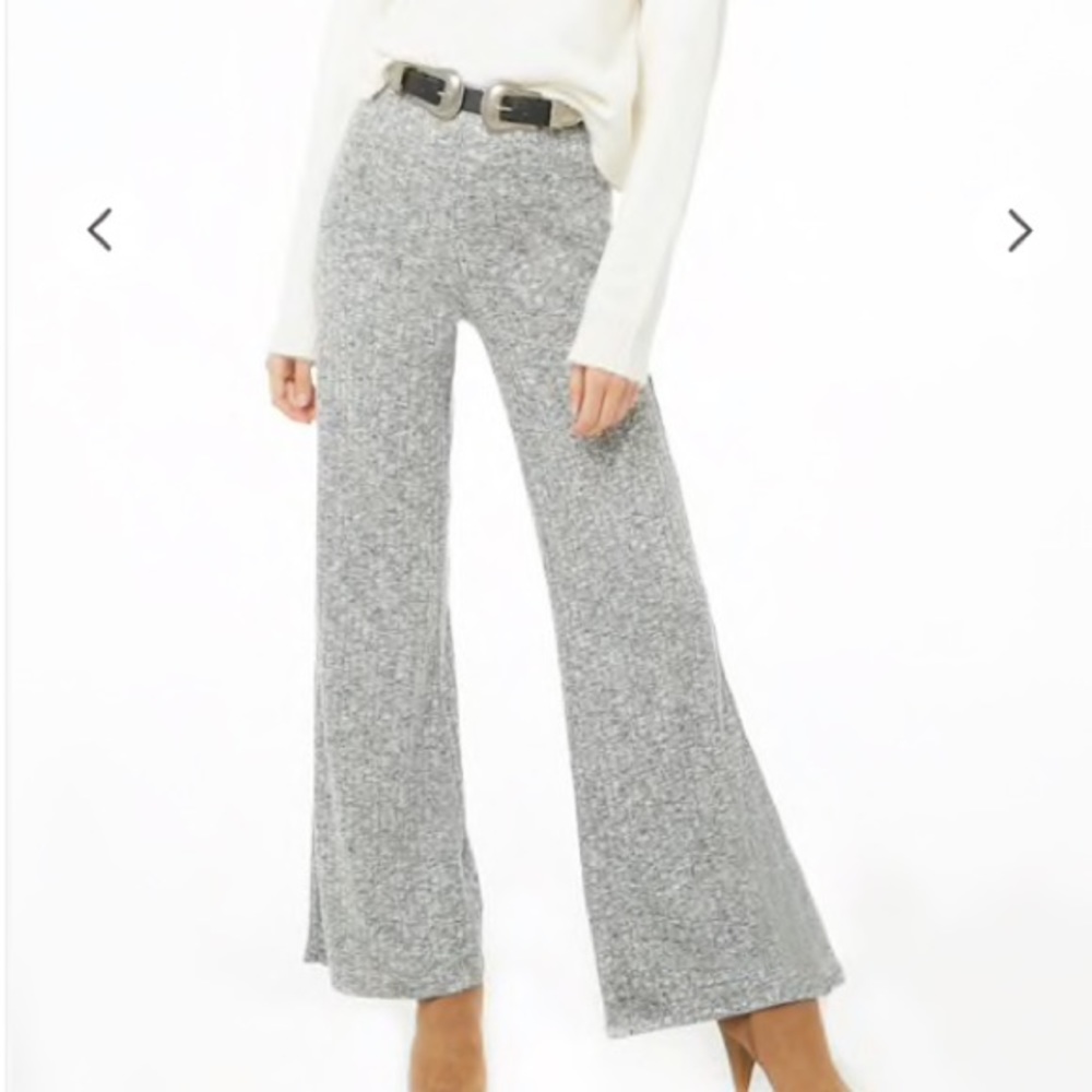MARBLED FLARE PANTS